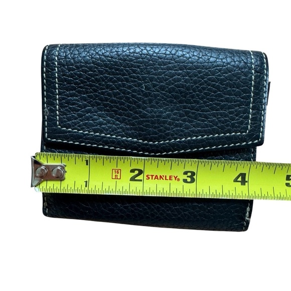 Vintage Brighton Pebble Black Leather Wallet Buckle - Picture 11 of 11